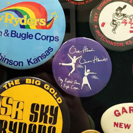 Sky Ryders Buttons at DCI HQ in Indianapolis
